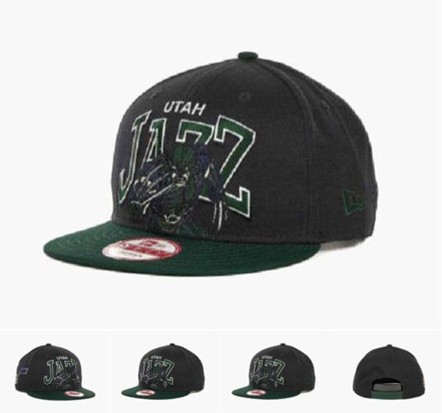 NBA Utah Jazz Black Hats